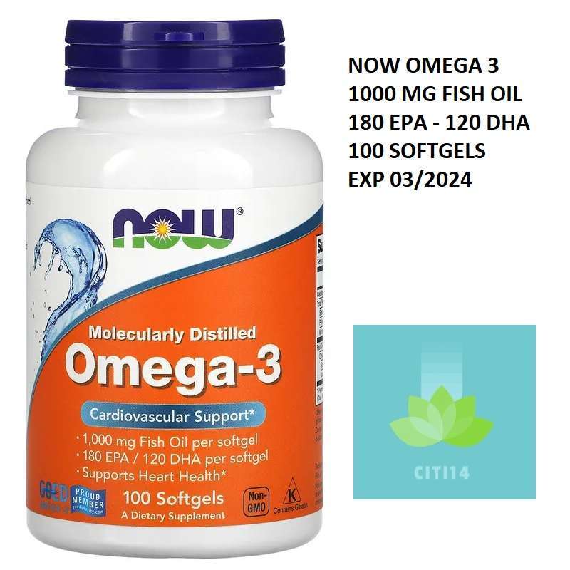 Now Foods Omega 3 100 Softgels