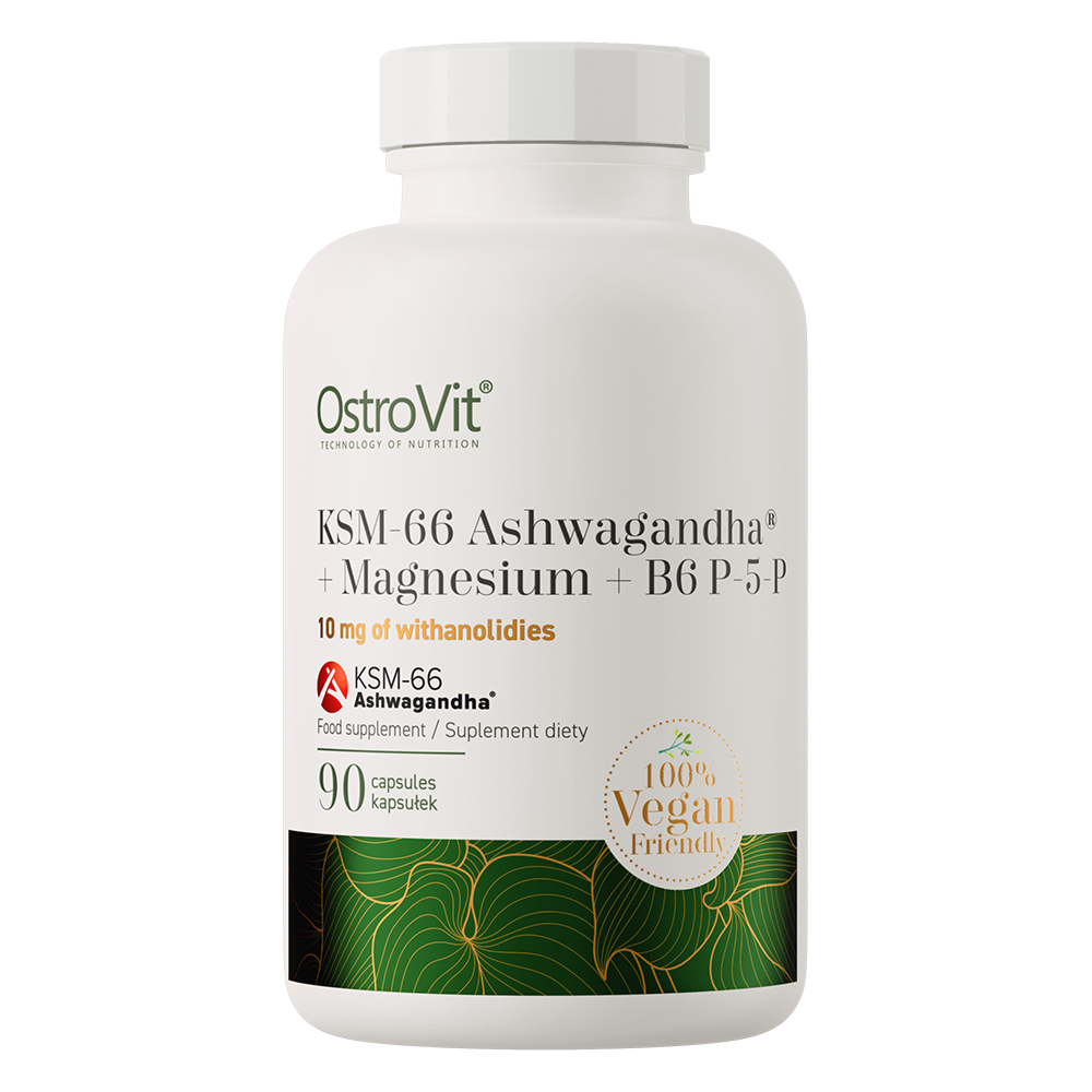 OstroVit KSM-66 Ashwagandha® + Magnesium + B6 P-5-P