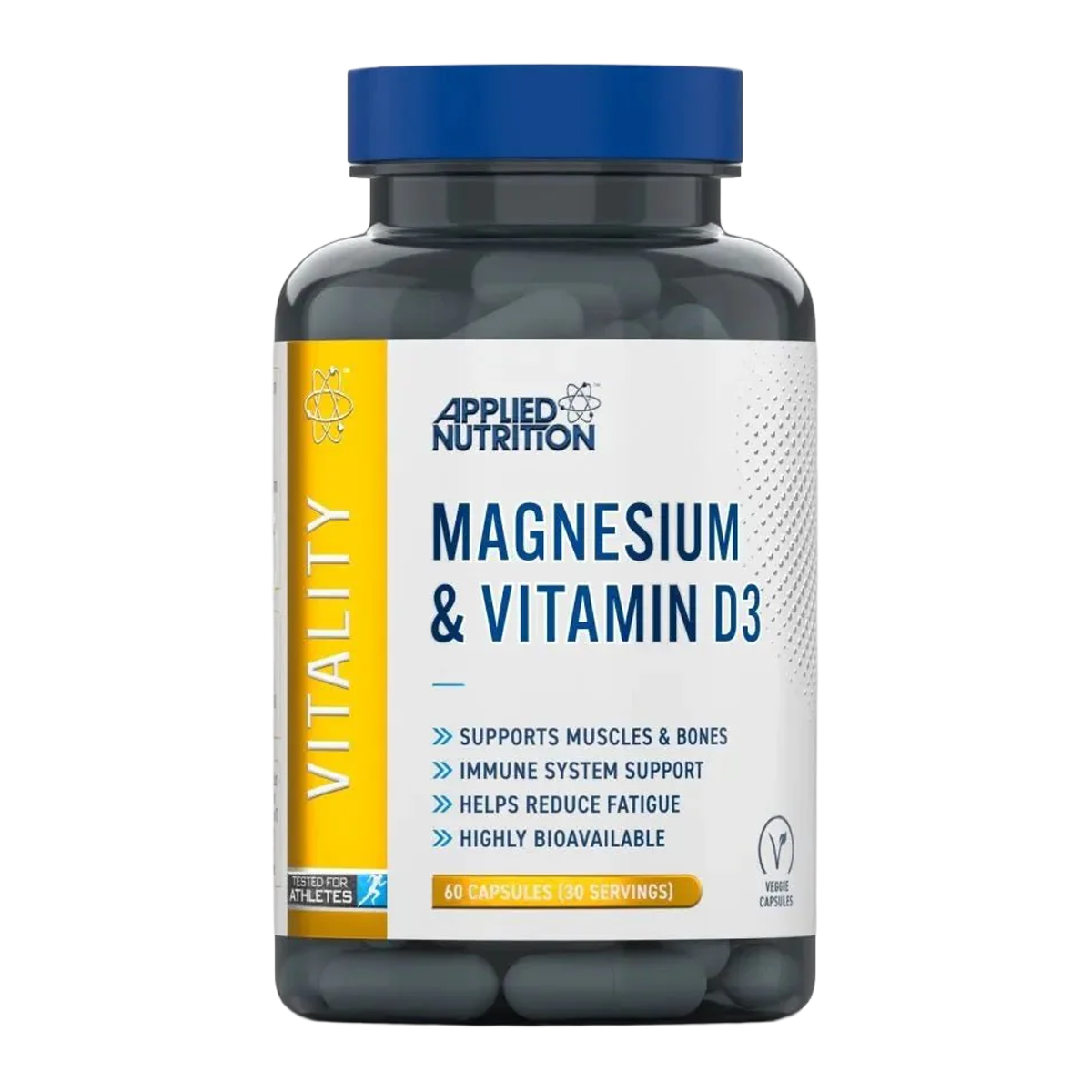 Applied Nutrition Magnesium & Vitamin D3 60 Caps